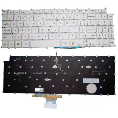 LG gram 17Z990 17ZB990 17ZD990 17Z90N 17ZB990 17ZD990 17Z90N 17U70P 17UD70P white backlit US keyboard