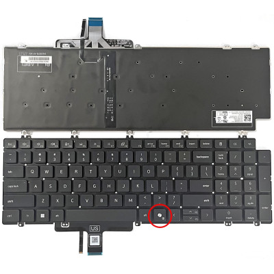 Dell Latitude 3540 5531 5540 backlit US keyboard AI