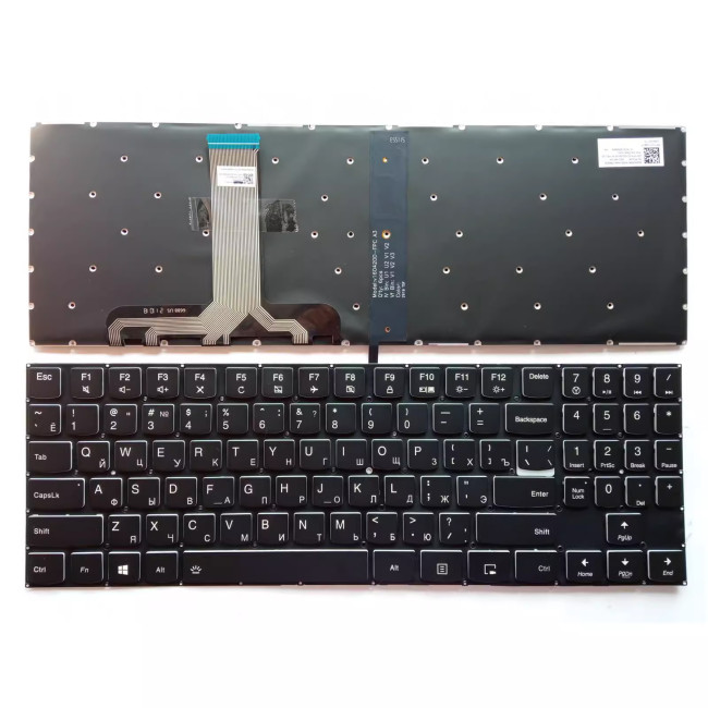 Legion Y520 Y520-15IKB Y720 Y720-15IKB black backlit Russian RU keyboard - main product image