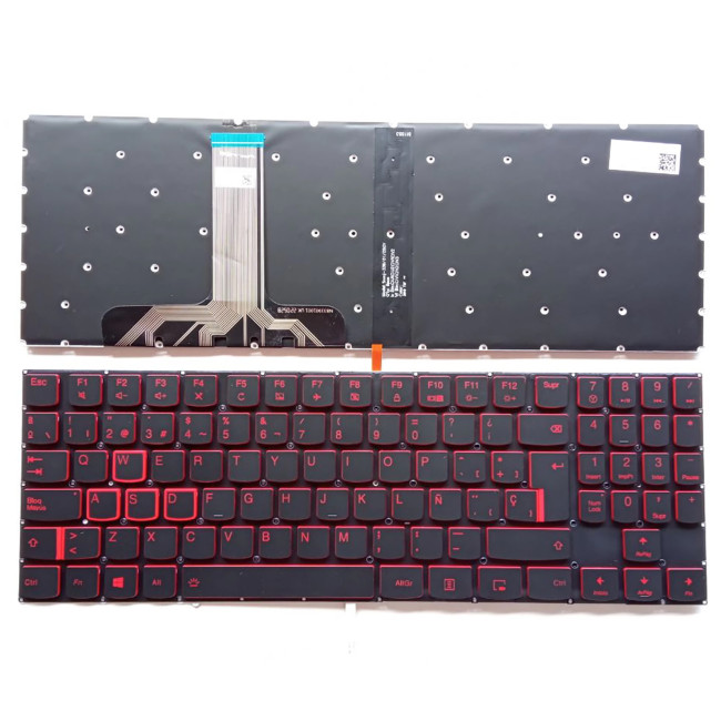 Legion Y520 Y520-15IKB Y720 Y720-15IKB red backlit Spanish SP keyboard - main product image
