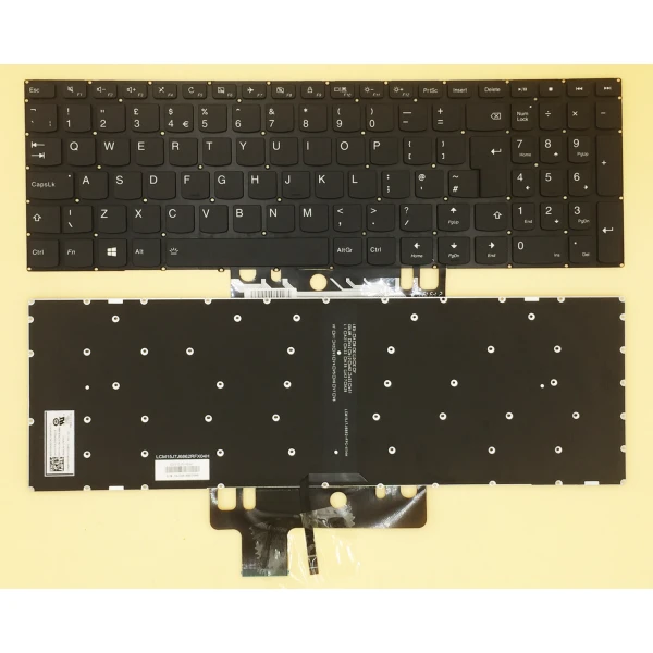 Lenovo 310S-15ISK 510S-15ISK 310S-15IKB FLEX 4-1570 FLEX 4-1580 backlit UK keyboard - main product image