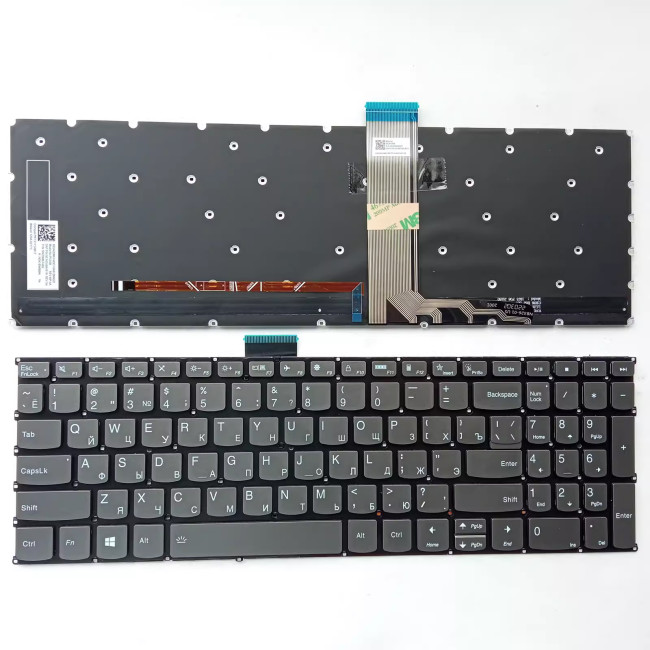 Lenovo 5-15IIL05 15ARE05 15ITL05 5-15ALC05 Air 15 2020 backlit Russian RU keyboard - main product image