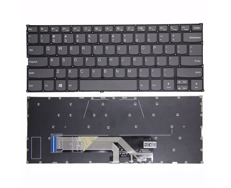Lenovo yoga 730-13IKB 730-13IWL 730-15IKB 730-15IWL gray call US keyboard original - additional view 
