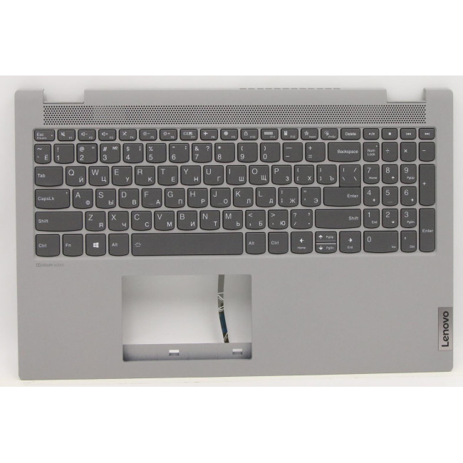 Lenovo Flex 5-15IIL-05 5CB0Y85696 gray backlit Russian RU keyboard palmrest - main product image