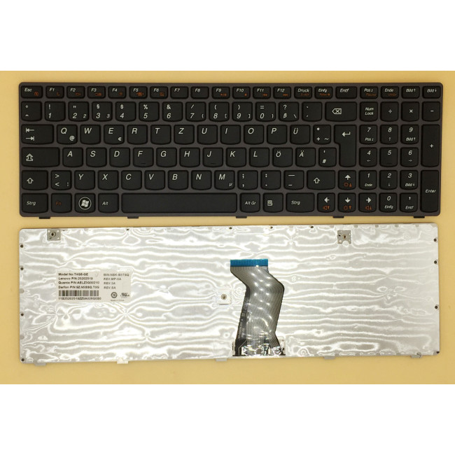 Lenovo G580 Z580A G585 Z585 B580 G780 G770 G590 Deep purple frame German DE keyboard - main product image