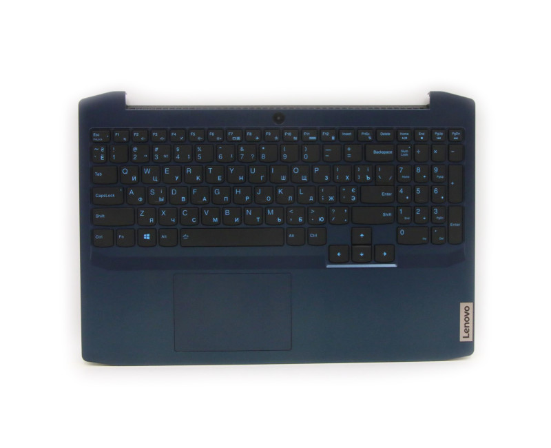 Lenovo Gaming 3-15ARH05 blue backlit Russian RU keyboard palmrest