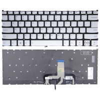 Lenovo IdeaPad 1 14ALC7 14AMN7 14IAU7 14IGL7, silver backlit US keyboard