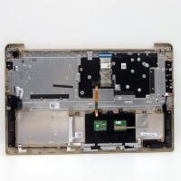 Lenovo IdeaPad 3-15ADA6 3-15ALC6 3-15ITL6 gold backlit French FR keyboard palmrest - additional view 1