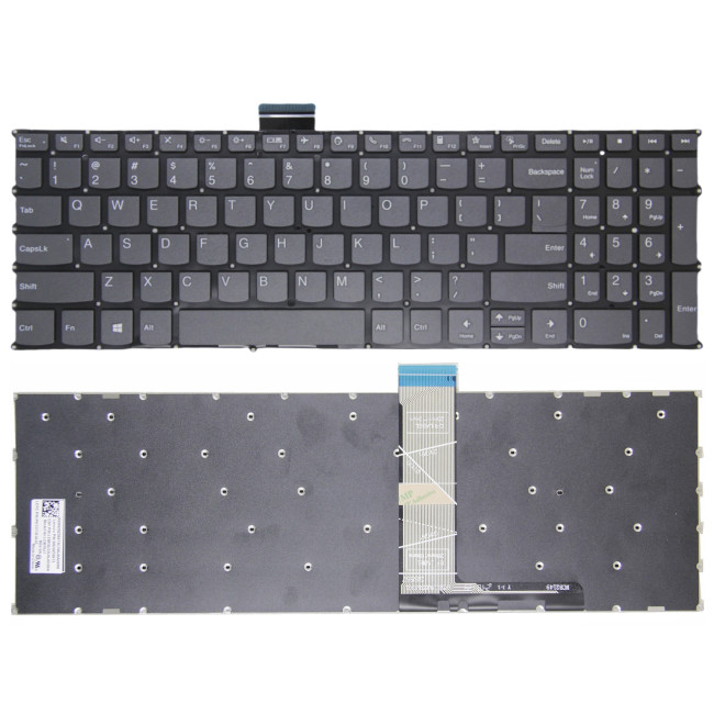 Lenovo ThinkBook 15 G2 ARE ITL, 15 G3 ACL ITL, 15 G4 ABA IAP, 15 G5 ABP IRL, 15p IMH, 15P G2 ITH, gray F10 call US keyboard - main product image