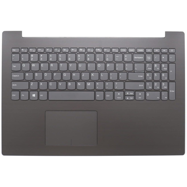 Lenovo IdeaPad 320-15, 320-15IAP, 320-15AST, 320-15IKB, US keyboard palmrest gray - main product image