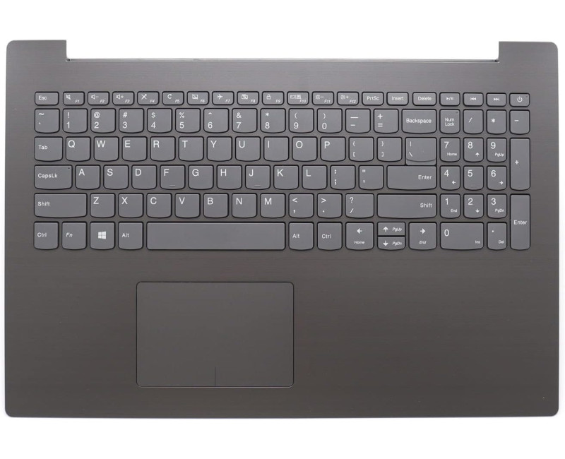 Lenovo IdeaPad 320-15, 320-15IAP, 320-15AST, 320-15IKB, US keyboard palmrest gray - additional view 