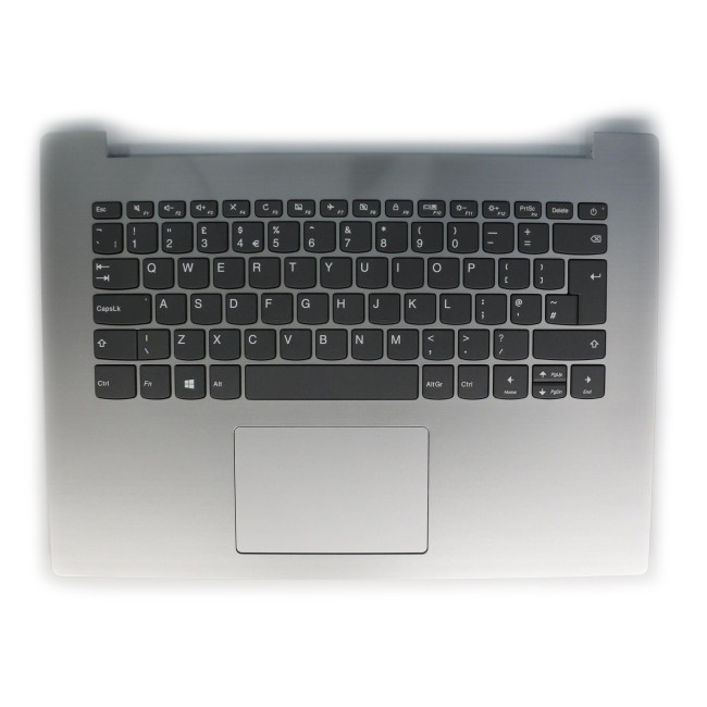 Lenovo IdeaPad 330-14IGM 330-14AST silver UK keyboard palmrest - main product image