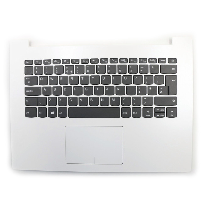 Lenovo IdeaPad 330-14IGM 330-14AST white UK keyboard palmrest - main product image