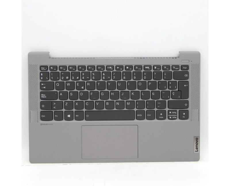 Lenovo IdeaPad 5-14ARE05 5-14ITL05 Light gray backlit Spanish SP keyboard palmrest - additional view 
