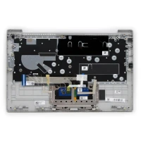 Lenovo IdeaPad 5 14ARE05 5CB1A13741 Gray white backlit Norwegian NE keyboard palmrest - additional view 2