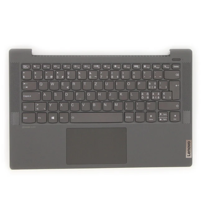 Lenovo IdeaPad 5 14ARE05 5CB1A13989 Gray backlit Swiss SW keyboard palmrest - main product image