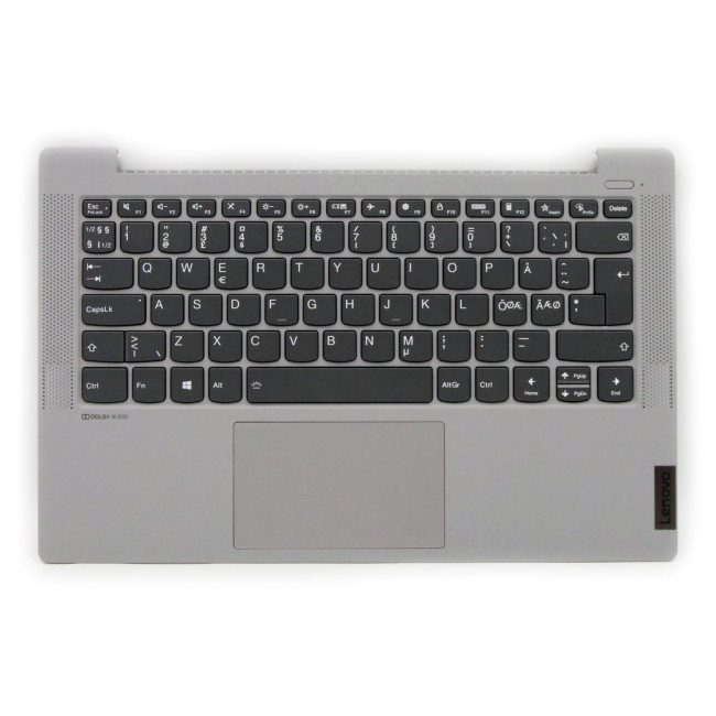 Lenovo IdeaPad 5 14IIL05 5CB0Y88673 Gray white backlit Norwegian NE keyboard palmrest - main product image