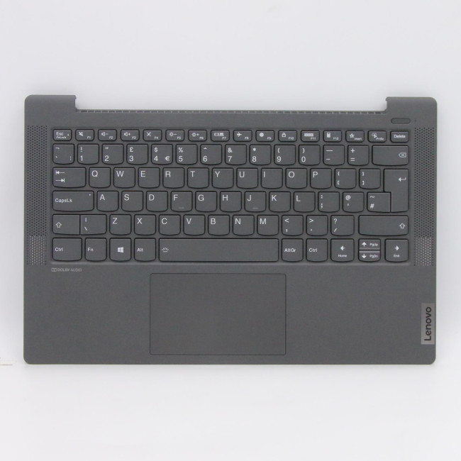 Lenovo IdeaPad 5 14IIL05 5CB0Y88969 gray backlit UK keyboard palmrest - main product image