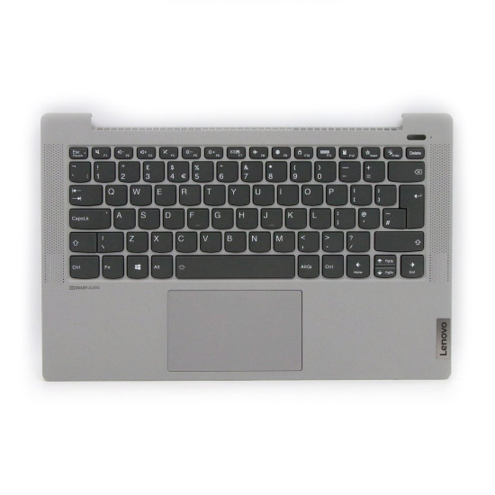 Lenovo IdeaPad 5 14IIL05 gray white backlit UK keyboard palmrest 1 - main product image