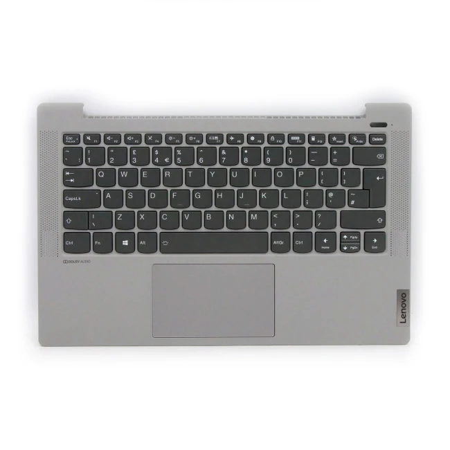 Lenovo IdeaPad 5 14IIL05 gray white backlit UK keyboard palmrest 1 - main product image