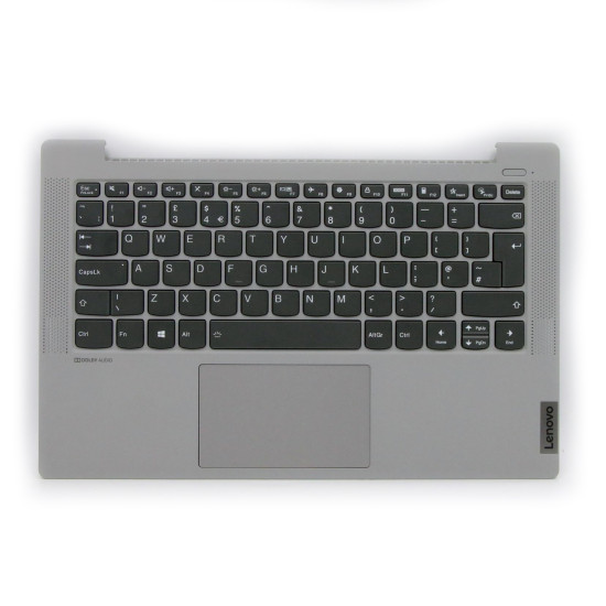 Lenovo IdeaPad 5 14IIL05 gray white backlit UK keyboard palmrest - main product image