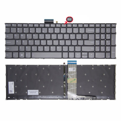 Lenovo IdeaPad 5-15iil05 5-15are05 5-15itl05 5-15alc05 F10 lock gray backlit US keyboard
