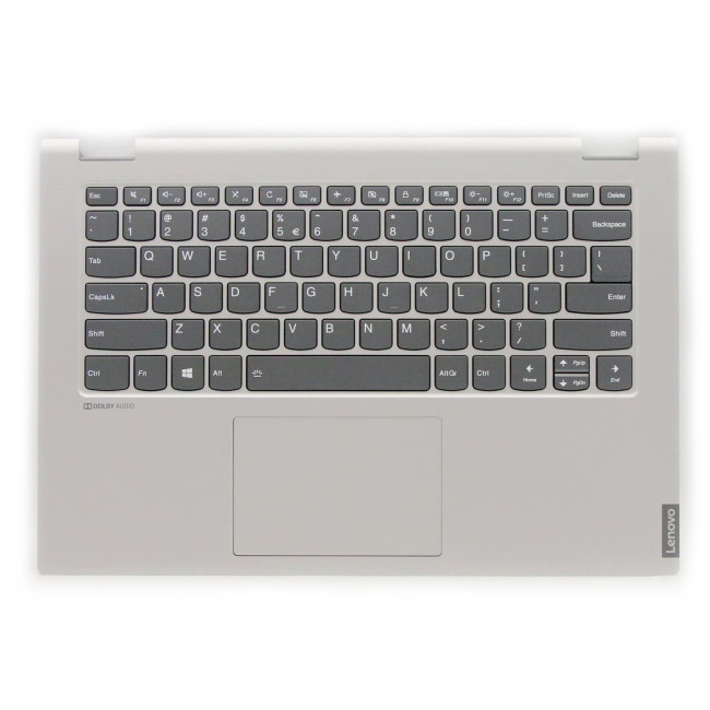 Lenovo IdeaPad C340-14IWL, 5CB0S17478, silver backlit US keyboard palmrest - main product image