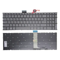 Lenovo IdeaPad 3-17ADA6, 3-17ALC6, 3-17ABA7, 3-17IAU7, 3-17IRU7, gray F10 lock US keyboard