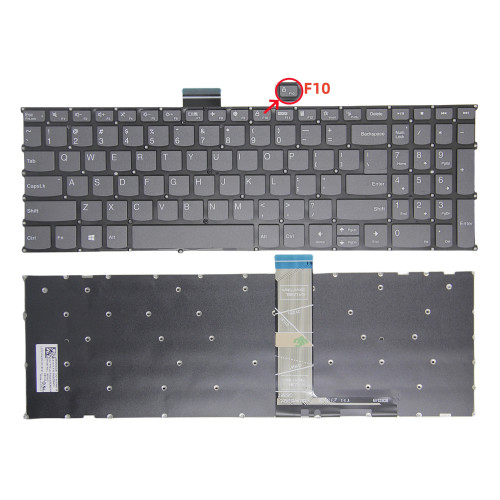 Lenovo IdeaPad Slim 3 16ABR8 16IAH8 16IRH8 16IRU8, gray F10 lock US keyboard - main product image