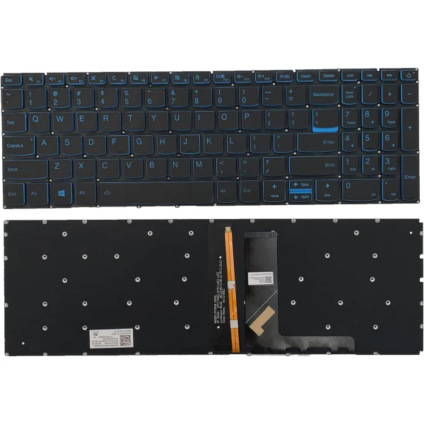 Lenovo IdeaPad 330E-15AST, 330E-15ICH, 330E-15IKB, 330E-17AST, 330E-17ICH, 330E-17IKB, power backlit US keyboard blue - main product image