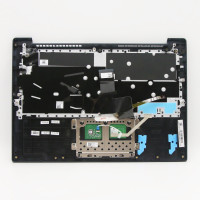 Lenovo IdeaPad S340-14IWL S340-14API blue backlit Czech CZ keyboard palmrest - additional view 1
