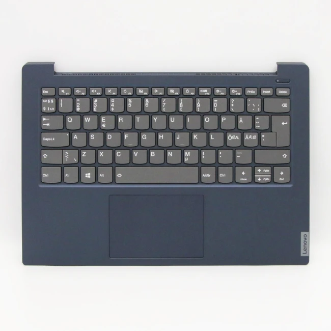 Lenovo IdeaPad S340-14IWL S340-14API blue backlit Norwegian NE keyboard palmrest - main product image