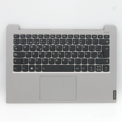 Lenovo IdeaPad S340-14IWL S340-14API silver backlit Spanish SP keyboard palmrest