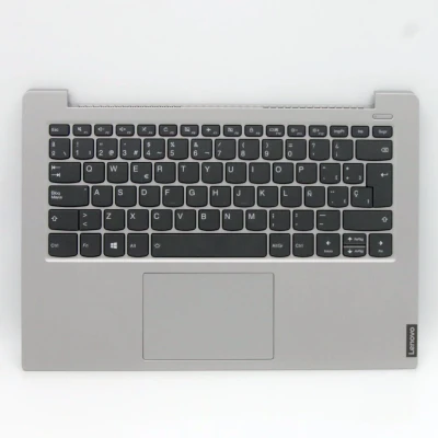 Lenovo IdeaPad S340-14IWL S340-14API silver backlit Spanish SP keyboard palmrest