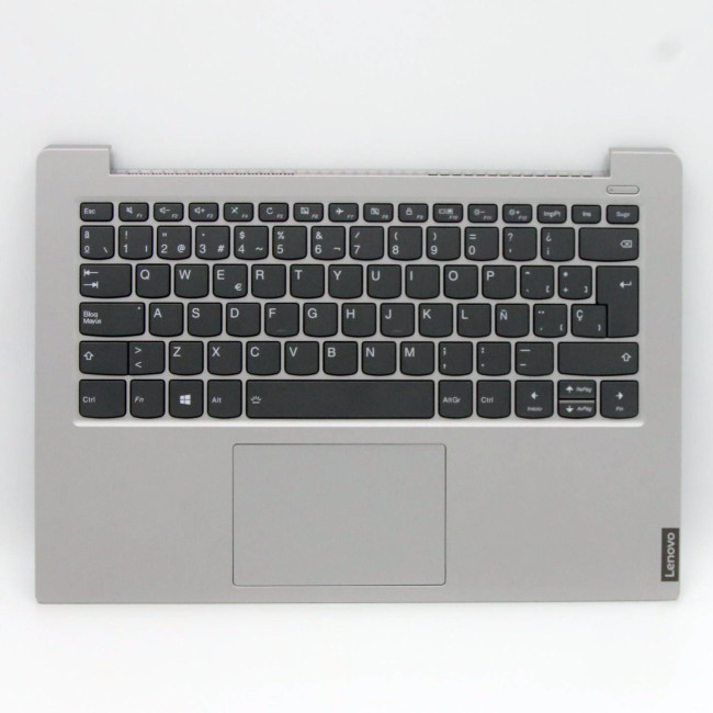 Lenovo IdeaPad S340-14IWL S340-14API silver backlit Spanish SP keyboard palmrest - main product image