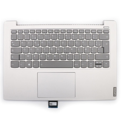 Lenovo IdeaPad S340-14IWL S340-14API silver backlit French FR keyboard palmrest