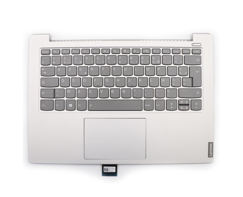 Lenovo IdeaPad S340-14IWL S340-14API silver backlit French FR keyboard palmrest