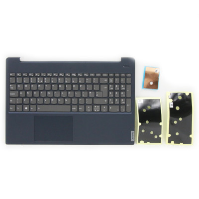 Lenovo IdeaPad S340-15API S340-15IIL blue backlit UK keyboard palmrest