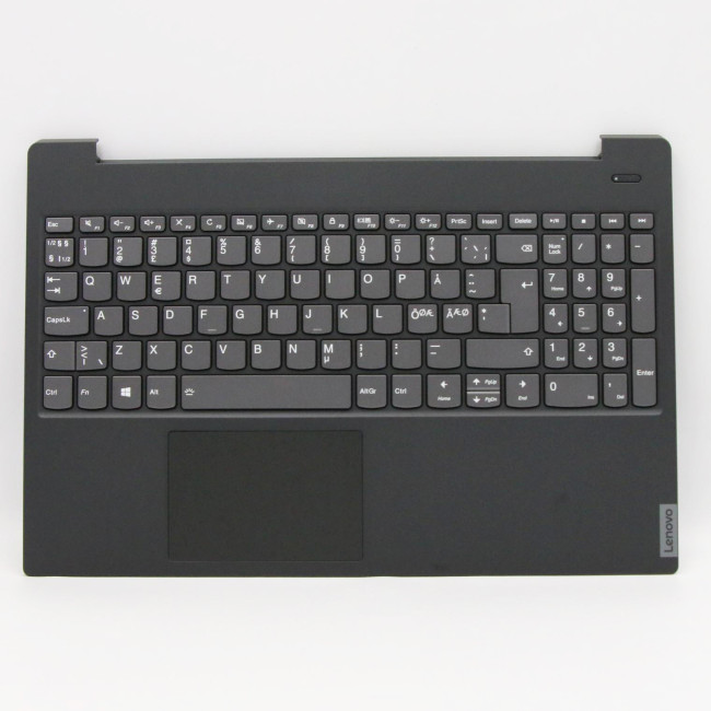 Lenovo IdeaPad S340-15API S340-15IIL gray backlit Norwegian NE keyboard palmrest - main product image