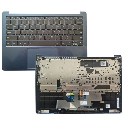 Lenovo IdeaPad S540-13IML, S540-13API, xiaoxin 13 Pro 2019, backlit US keyboard palmrest blue touchpad