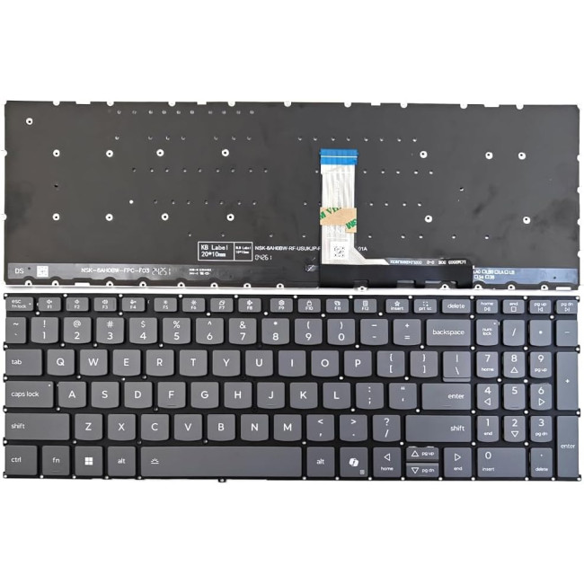 Lenovo IdeaPad Slim 5 16AHP10 16ARP10 16IRH10 16IRH10R, backlit US keyboard - main product image