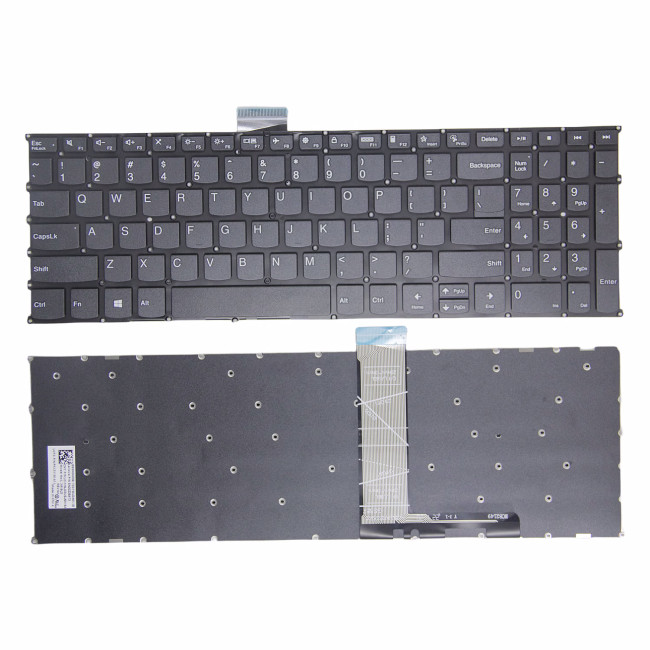 Lenovo IdeaPad Slim 7-15IIL05 7-15ITL05, black US keyboard - main product image