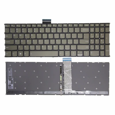Lenovo IdeaPad 1-15ADA7, 1-15ALC7, 1-15IAU7, 1-15IJL7, 1-15IRU7, green backlit US keyboard