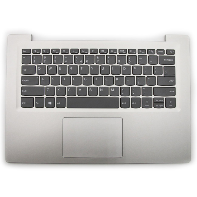 Lenovo Ideapad 120S-14, 120S-14IAP, 5CB0R61061, silver US keyboard palmrest - main product image
