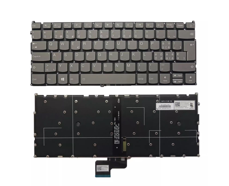 Lenovo Ideapad 320S-13IKB 720S-13IKB 720S-14IKB power backlit Swiss SW keyboard - additional view 