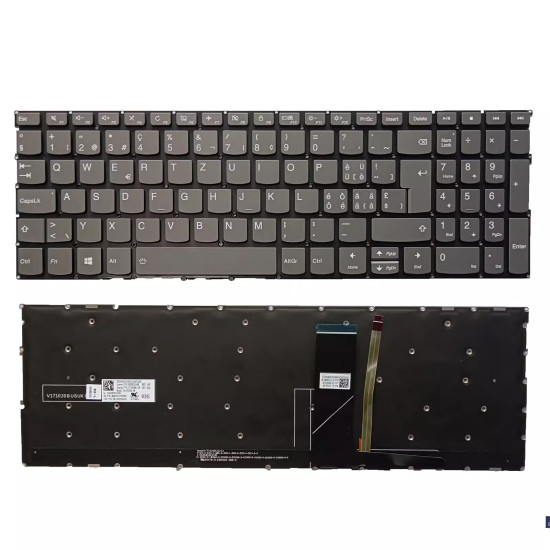 Lenovo Ideapad 720S-15ISK 720S-15IKB V330-15IKB V330-15ISK backlit Swiss SW keyboard - main product image