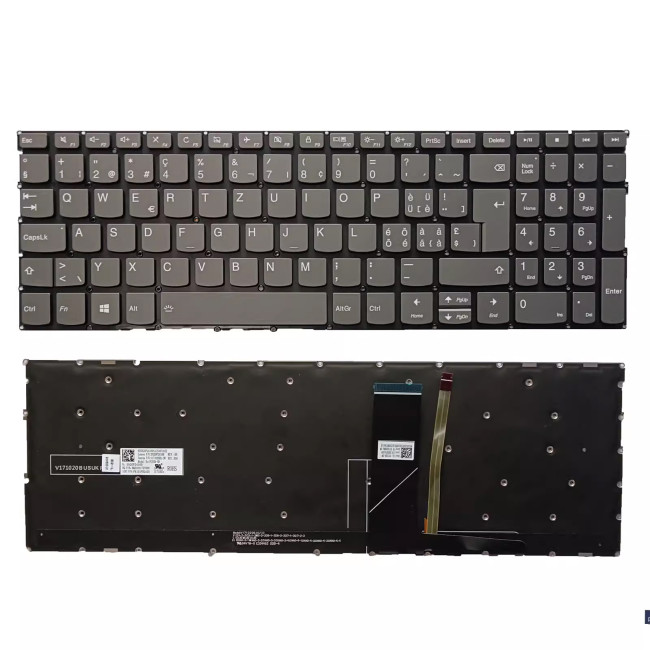 Lenovo Ideapad 720S-15ISK 720S-15IKB V330-15IKB V330-15ISK backlit Swiss SW keyboard - main product image