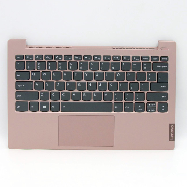 Lenovo Ideapad S340-13, S340-13IML, pink backlit US keyboard palmrest - main product image