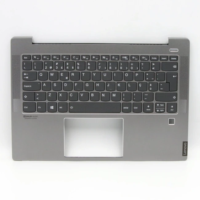 Lenovo Ideapad S540-14API Teclado gray backlit Portuguese PO keyboard palmrest - main product image