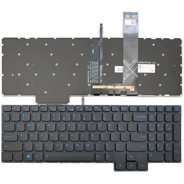 Lenovo Gaming 3-15IMH05 3-15IMH05D 3-15ARH05 blue word backlit US keyboard - main product image
